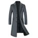 British-Style Wool Blend Overcoat For Men – Mid-Length Single-Breasted Trench Coat (Slim Fit, Winter, M-5XL)_voghion.com