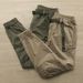Men's Vintage Cargo Pants - Lightweight Tactical Work Pants With Multiple Pockets, Adjustable Drawstring Waist, Olive Green & Khaki_voghion.com