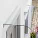 Door Canopy Awning Shelter Front Back Porch Outdoor Shade Patio Roof Rain Cover_voghion.com