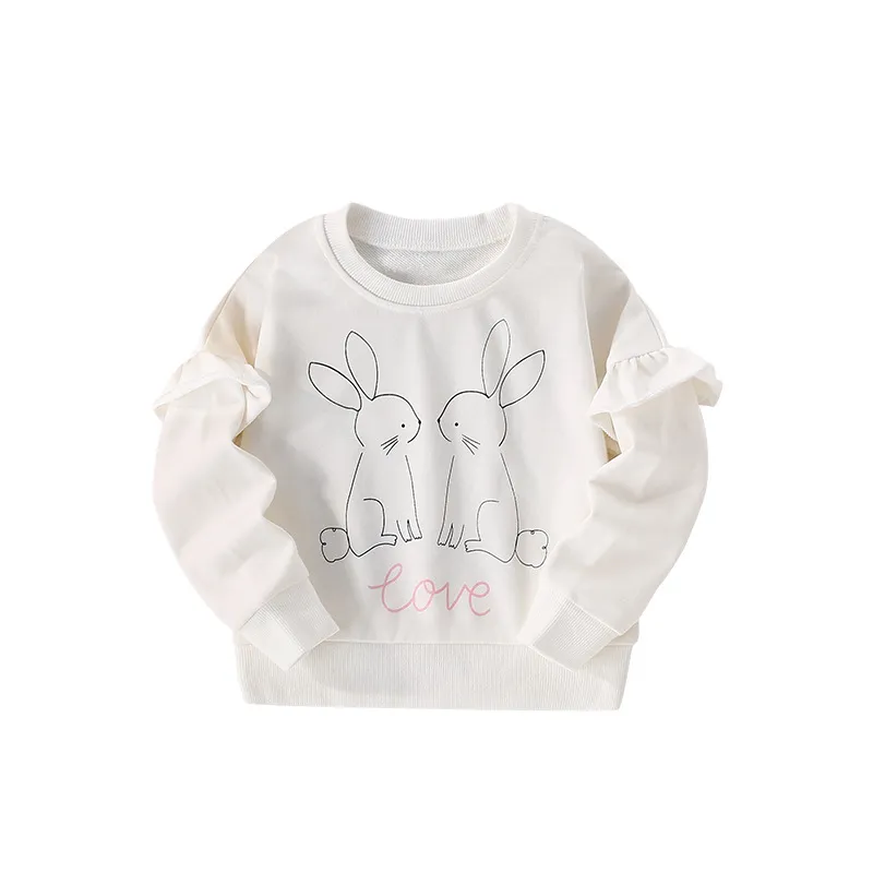 Malwee Sweatshirt Style Casual Fashionable Little Girls' Round Neck Autumn Outfit Children's Top_voghion.com