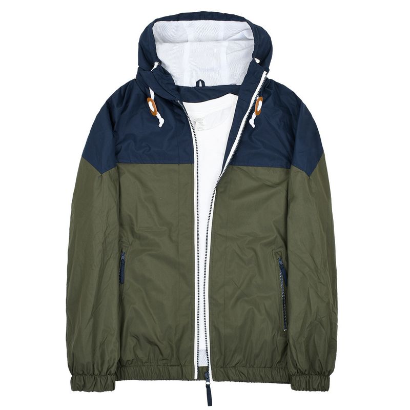 Men's Clothing Retro patchwork jacket men's thin outdoor windbreaker fashion autumn simple waterproof jacket_voghion.com