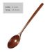 4Pcs Natural Wooden Spoon Fork Bamboo Kitchen Cooking Dining Soup Tea Honey Coffee Utensil Tools Soup-Teaspoon#40_voghion.com