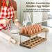 2 Tiers Wooden Egg Holder Countertop Stackable Wooden Egg Storage Holder Egg Collecting Wood Rack Farm Fresh Egg Organizer Stand_voghion.com