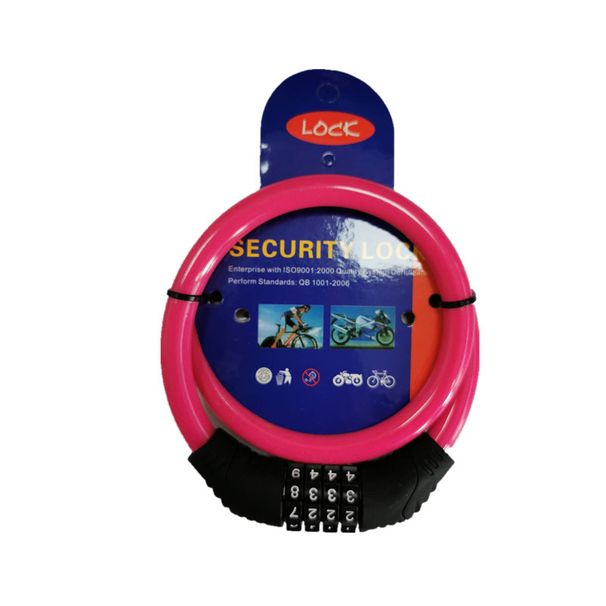 Fahrrad vierstelliges Passwort Berg tragbares Diebstahlschutz-Farbschloss fliegende Fahrradausrüstung_voghion.com