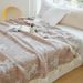 100% Cotton 4-Layer Lightweight And Breathable Blanket Summer Luxuriously Soft Gauze Bedding For Bed_voghion.com