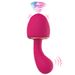 Small Body Big Power Heating Realistic Vibrating Woman Masturbation Portable Mushroom Sucking Vibrator Massager_voghion.com