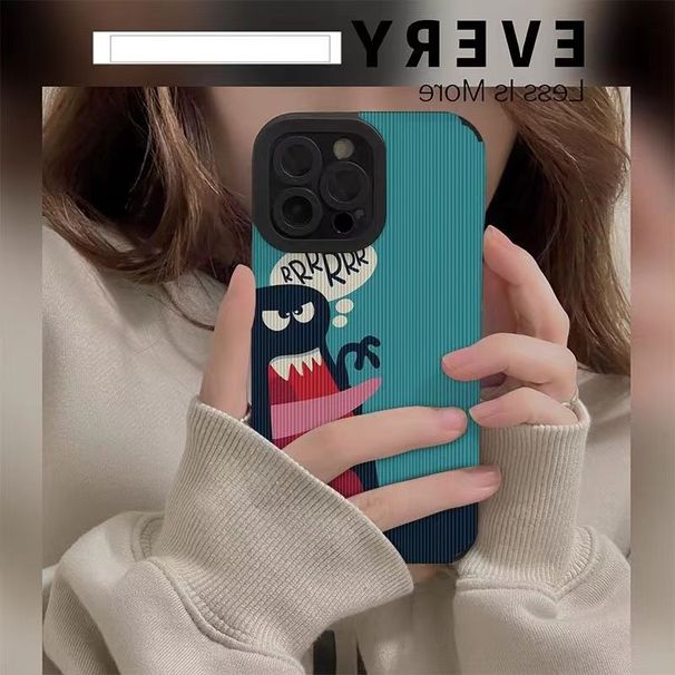 Quirky Little Dinosaur Compatible With IPhone 15 Max Case 4 Pro Niche 13 12 XS Light Cartoon Trend_voghion.com