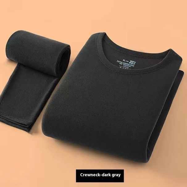 Hierschtkleeder, Hosen, waarmen Unzug, Hierscht- a Wanterbasis mat décker Fleece-Isolatioun mat hallef héijem Hals, bannenzeg Schicht fir Männer_voghion.com