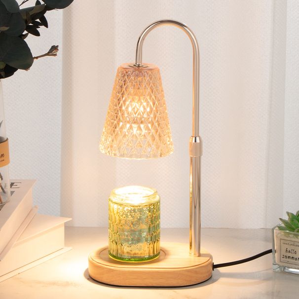 Luxus-Aromatherapie-Wachs im nordischen Stil für Zuhause, Schlafzimmer, Schlafsaal, Tischlampe, Diffusor, flammenloses Umgebungslicht_voghion.com