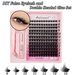 DIY Cluster Lash Kit – Selbstanbringende künstliche Wimpern mit Doppelendkleber (Segment-Stil, flauschig und voluminös, hohe Dichte für ein natürliches Aussehen)_voghion.com