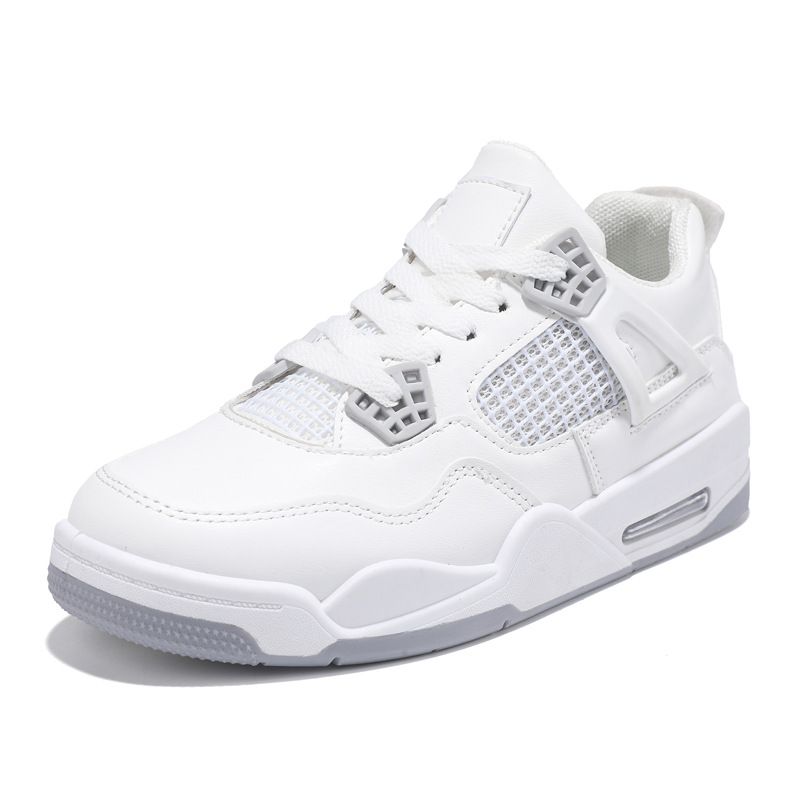 Pantofi de damă Vară de damă Nou pentru sport pentru timpul liber Talpă groasă Matsutake Pantofi de damă Piele naturală Plasă respirabilă Pantofi albi mici de damă_voghion.com
