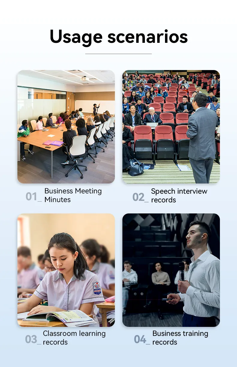 Digital Voice Recorder New Q61A AI Recorder ChatGPT Intelligent Transcription Translation Recorder APP Control Recording_voghion.com