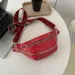 Dámské kabelky z umělé kůže s vintage vzorem, ledvinky, řetízkové, ledvinky, dámská crossbody kabelka na hrudník 240729_voghion.com