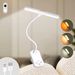 14 LED Clip On Book Light 3 Colori 8 Luminosità USB Ricaricabile Luce Notturna Portatile Luce di Lettura Lampada da Libro Mini Lampada da Scrivania_voghion.com