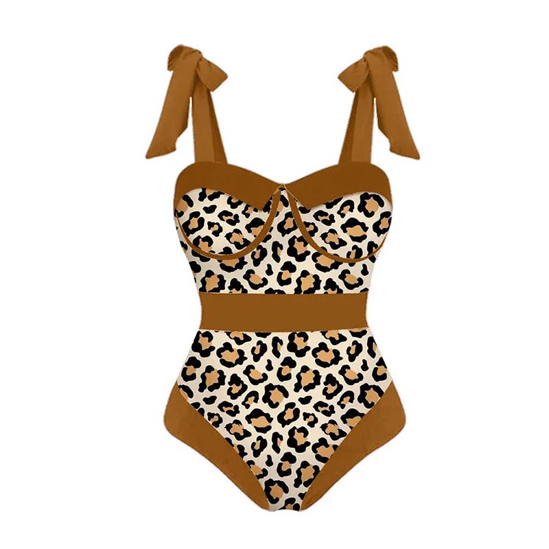 2023 nouveau maillot de bain bikini taille haute imprimé léopard sexy maillot de bain sexy bikini femme_voghion.com