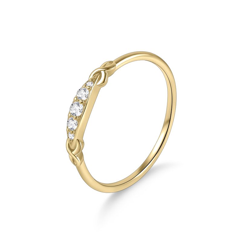 Golden Dawn Series Ring Fashion Jewelry S925 Sterling Silver Inlaid Moissanite Ring Hot Selling Spot_voghion.com