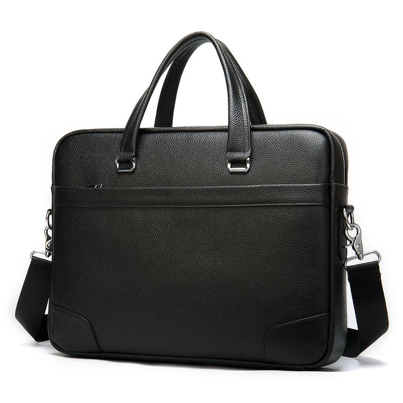 Sac à main rétro en cuir pour homme, sacoche à bandoulière en cuir de vache, sacoche d'affaires pour homme_voghion.com