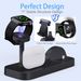 Multi functional three in one seat charger suitable for Apple, Samsung, mobile phones, earphones, watches, wireless_voghion.com