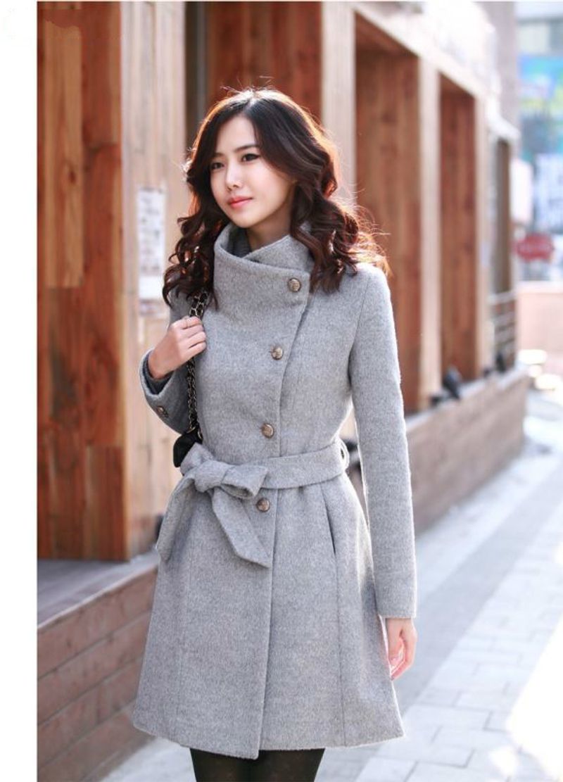 Cappotto invernale Donna Cappotto lungo solido Capispalla manica lunga Casual Autunno Inverno Elegante soprabito Manteau Femme_voghion.com