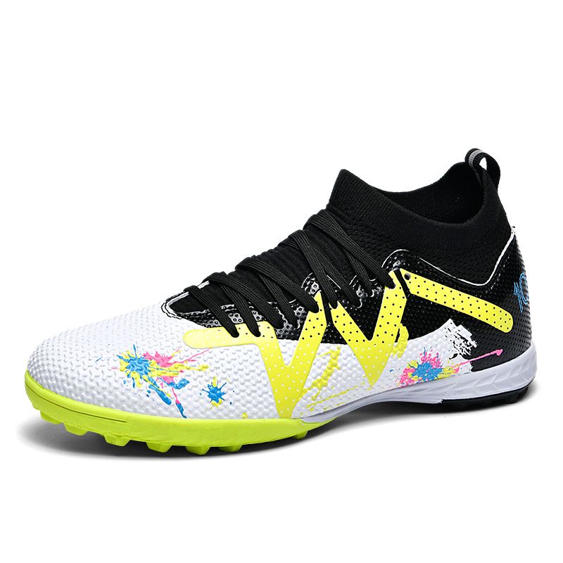 High Top Football Shoes For Men And Women, Teenagers, Adults, AG Long Nails, TF Broken Nails, Non Slip And Wear Resistant Competition Training Sports_voghion.com