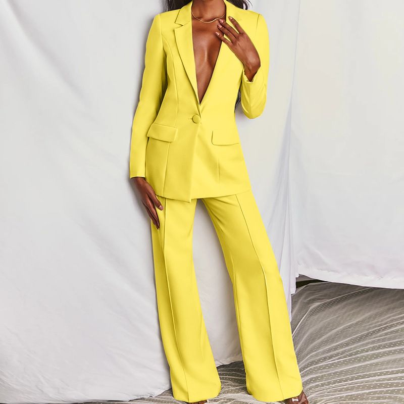 Vêtements de printemps et d&#39;été pour femmes mode décontracté à manches longues petit costume professionnel Blazers costume_voghion.com