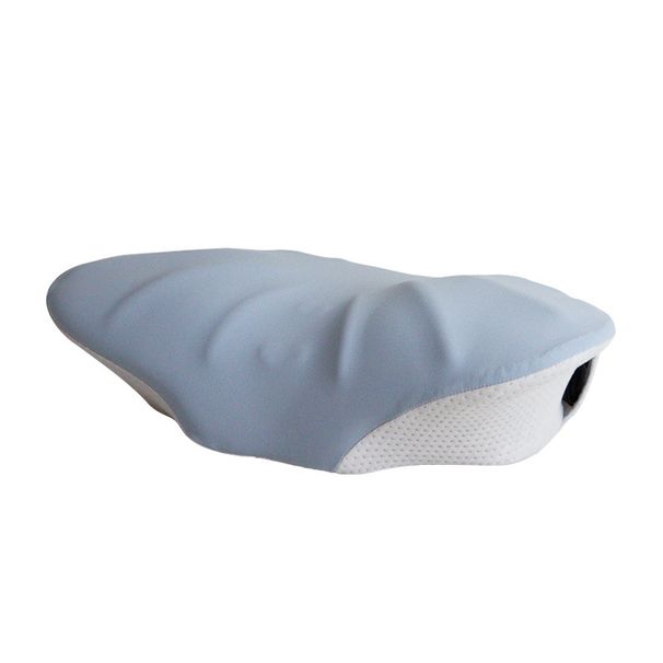 Oreiller cervical en mousse à mémoire de forme pour le bureau et les voyages - Oreiller de soutien cervical à rebond lent, non pliable, portable et pliable_voghion.com