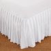 85g Brushed Fabric Solid Color Bed Skirt With Lace Trim - Dustproof & Non-Slip Mattress Cover For Simmons_voghion.com