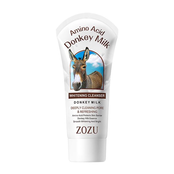 ZOZU amino acid donkey milk cleanser cleanses the skin, leaving it soft, delicate, pores gentle and non irritating_voghion.com