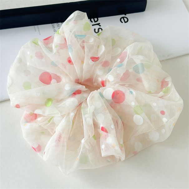 Elastico per capelli 2025 Nuovo elastico per capelli colorato a pois grandi_voghion.com