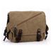 Lässige Mode Single Shoulder Crossbody Canvas Schwarz Street Travel Funktion Student Style Laptoptasche_voghion.com