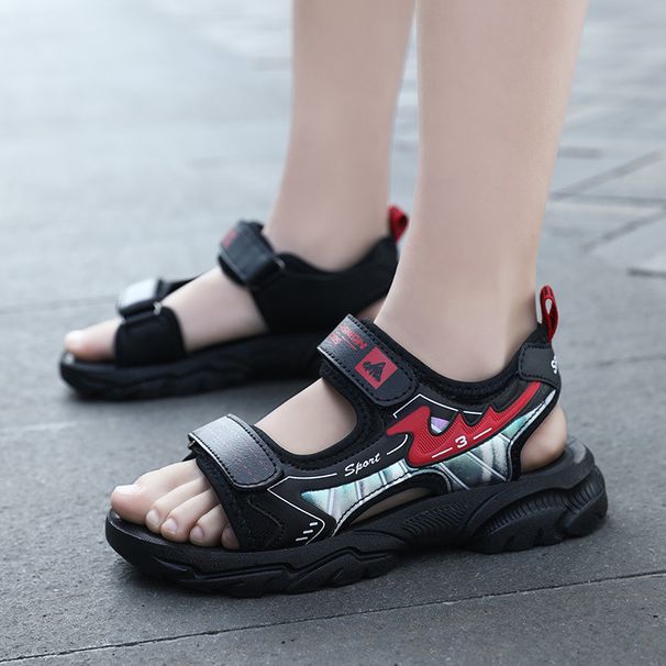Sandali estivi per bambini, nuovi, con suola morbida e antiscivolo, scarpe da spiaggia per ragazzi, per bambini di età media e grande, per studenti delle scuole elementari_voghion.com