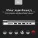 HUB USB C 4/5/6/8 en 1 Type C vers adaptateur USB 3.0 compatible HDMI Type C HUB Dock pour MacBook Pro Air IPad Pro séparateur USB C_voghion.com