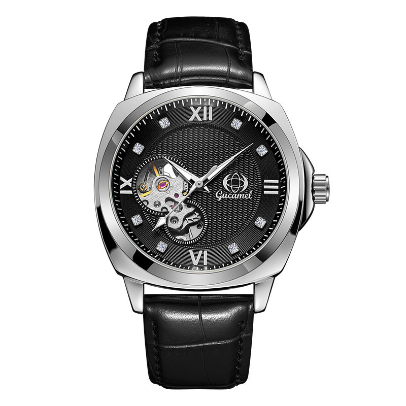 Automatic mechanical watch ancient camel men's fully automatic mechanical watch business fashion diamond watch luminous creative watch_voghion.com