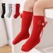 Toddler Girls Clothing long socks baby baby love bow small fragrance style _voghion.com
