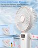 Cute Face Mini Handheld Fan - 4500mAh Travel Cooler_voghion.com