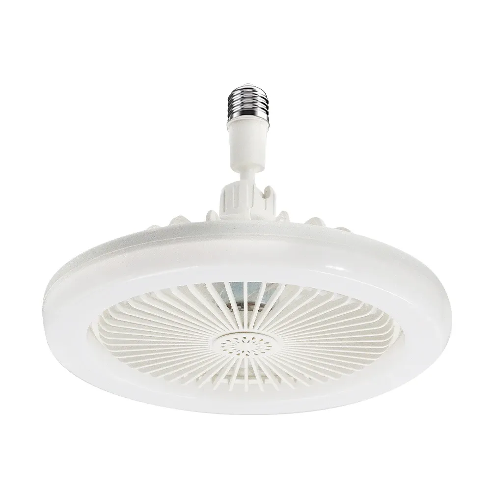 Design moderno E27 Lampada da ventilatore intelligente a sospensione multifunzione per interni semplice e pratica_voghion.com
