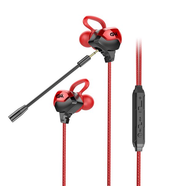 Gaming Esports Wired Headphones With Sound Recognition, In Ear Wired Control With Microphone, Heavy Bass Headphones_voghion.com