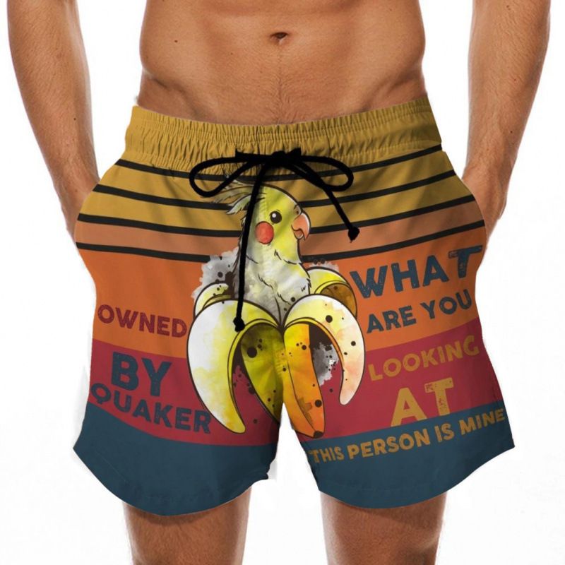 Premium Products Neue Strandhose für Herren mit lustigen 3D-Badehosen mit lustigem Druck und lässigen Shorts mit Tiermustern_voghion.com