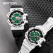 SANDA New Men's Watch Dual Screen Sport 50M Waterproof Digital Watch Quartz Watch Clock Relogio Masculino_voghion.com