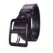 Cintura da uomo in pelle PU - Design classico con fibbia ad ardiglione (cintura regolabile per jeans e pantaloni, casual e da lavoro)_voghion.com