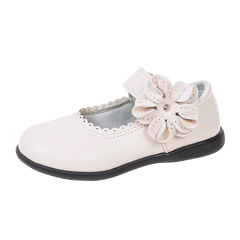 Performance Shoes Performance Shoes White Princess Shoes Small Leather Shoes Children Students Soft Sole Single Shoes School Shoes_voghion.com