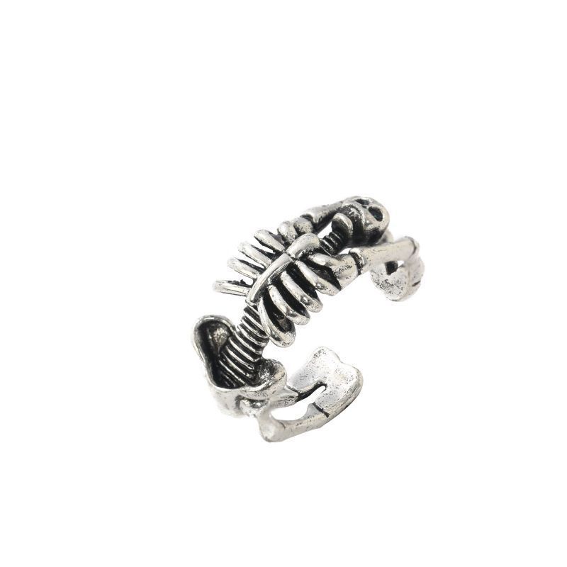 Halloween Rock Skull Open Men's Ring Exaggerated Punk Handicraft_voghion.com