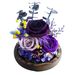 Preserved Flower Glass Sphere Decor - Real Flowers Handmade|LED Light Up Gift Box|Valentine's Day Mother's Day Christmas Gift_voghion.com