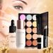 Makeup Sets POPFEEL Eye Shadow Lip Gloss Blush Foundation Lip Gloss Lipstick Makeup Box Full Set Combination KIT014_voghion.com