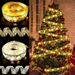 Christmas Ribbon Fairy Light Christmas Decoration DIY Bows String Light Tree Ornaments For Home 2025 Xmas Decor New Year Navidad_voghion.com
