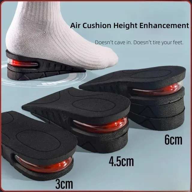 Insole Summer Mens and Womens One Pair Invisible Inner Elevated Air Half Cushion for COSPLAY_voghion.com