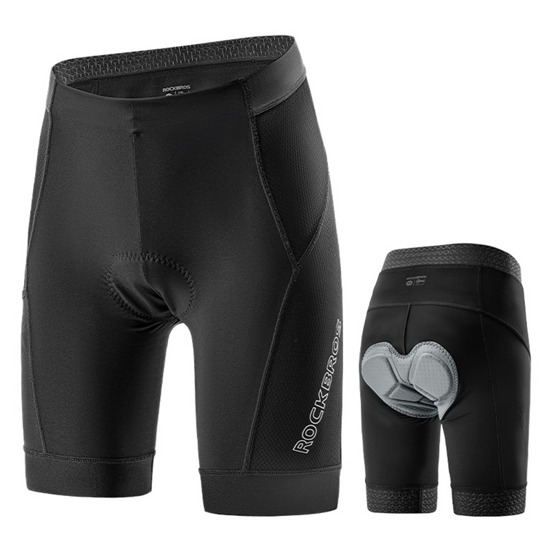 ROCKBROS Pantaloncini da Ciclismo Uomo Donna Pantaloncini da Ciclismo 3D Pad Pantaloncini Traspiranti_voghion.com