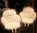 Cojín de sofá perezoso completamente envuelto con pan Tusi, asiento de estudiante, peluche de conejo suave, artículos cómodos para el hogar_voghion.com