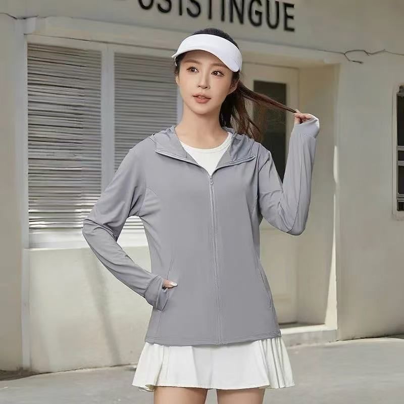 Ice Silk Original Yarn Sun Protection 2025 Thin Summer UV Breathable Jacket_voghion.com