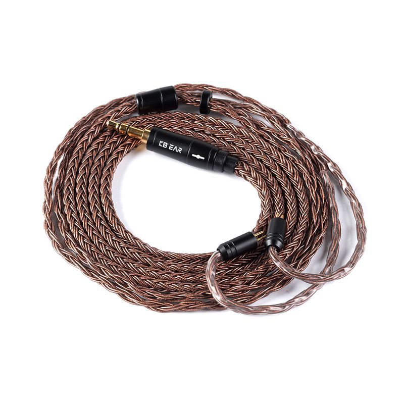 KBEAR 2.5/3.5/4.5mm MMCX/2Pin/QDC Cavo bilanciato per auricolari in rame puro 16 core_voghion.com